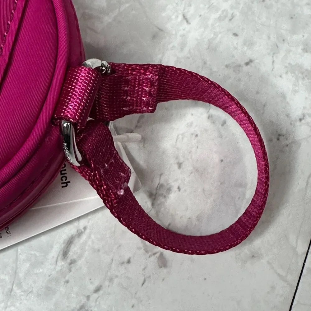 Lululemon Logo Coin Pouch Ripened Raspberry Pink RARE NEW with Tags - Picture 5 of 9